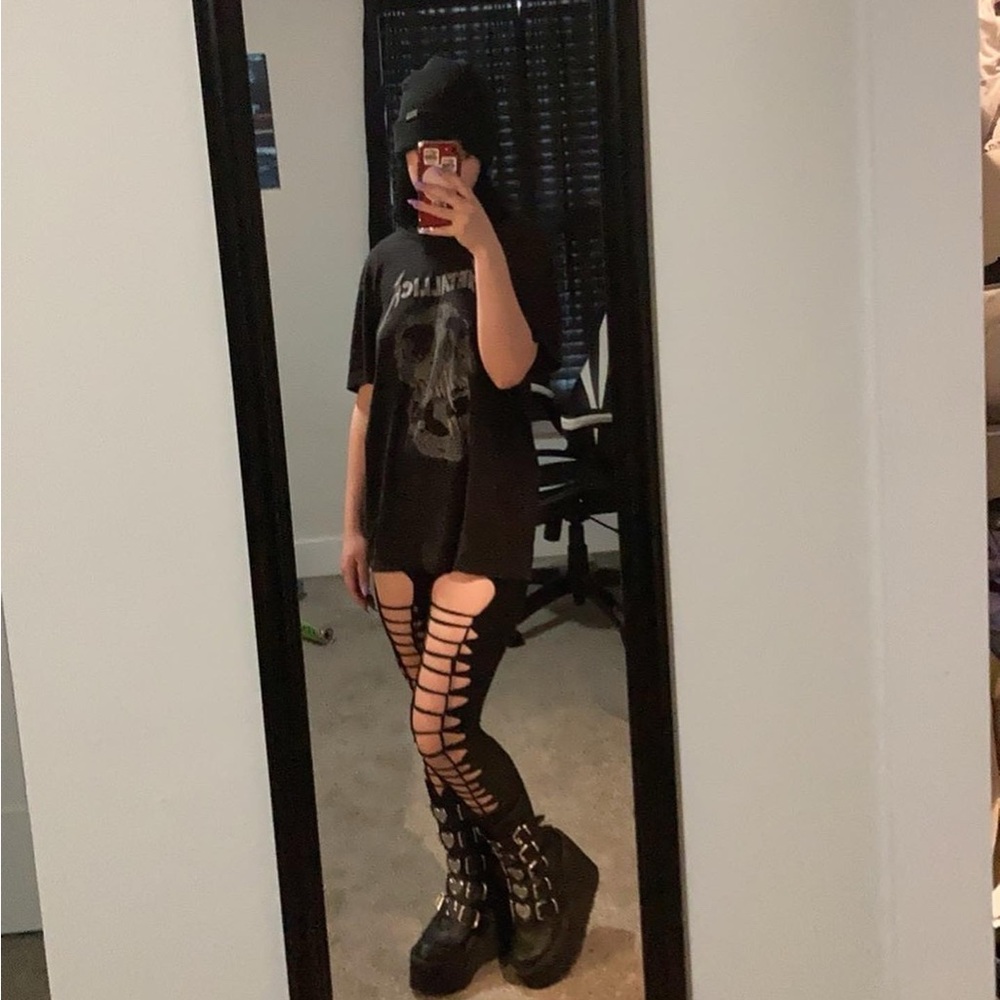 Custom Ladder Cut Leggings (Any color)